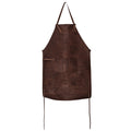 Brown cork leather Apron by Mellow Fellow