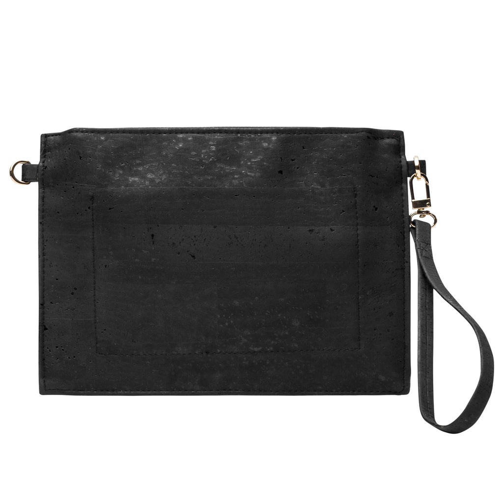 Black cork leather Mini Bag by Mellow Fellow